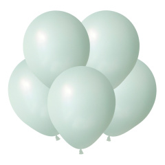 Мятный Макаронс, Пастель / Green, латексный шар